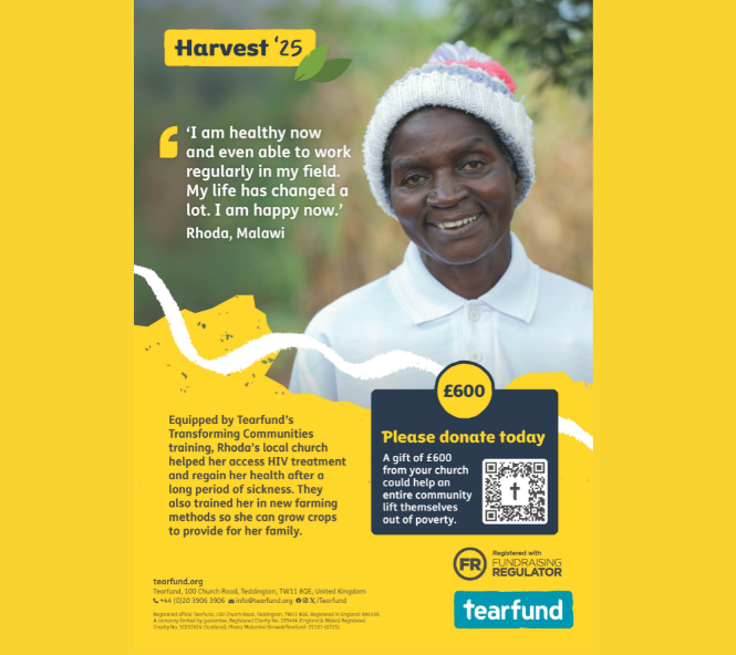 October'25 HTC Mission Focus: Tearfund*
