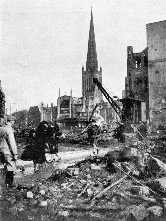 Holy Trinity Coventry : Holy Trinity and the Blitz