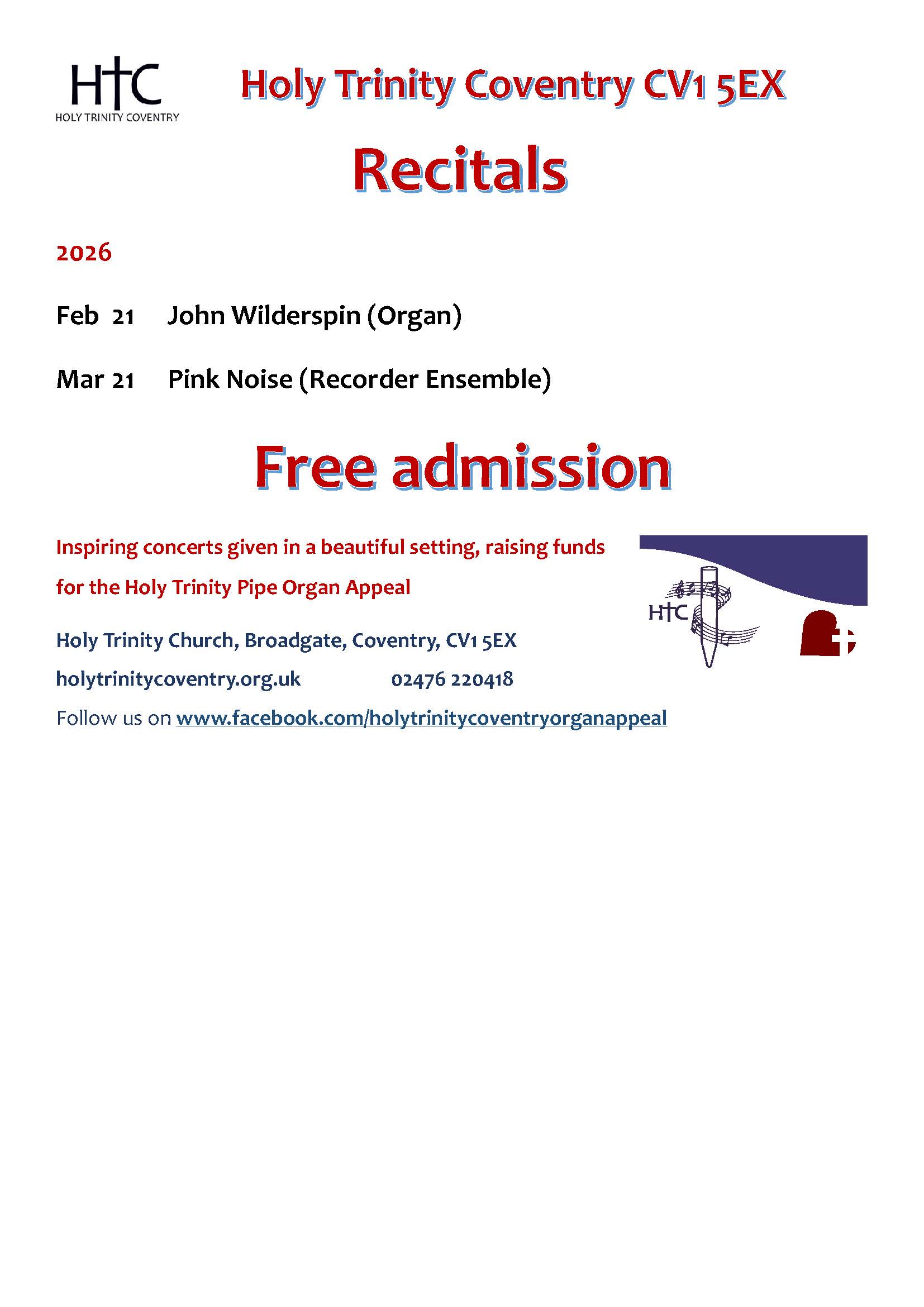 Recitals 2026